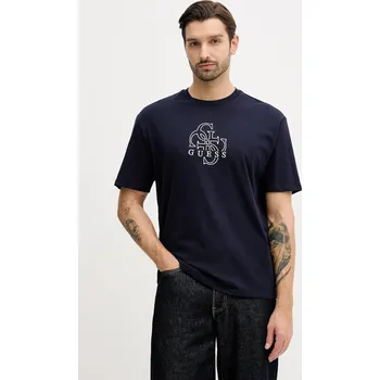 Pánské oblečení Bavlněné tričko Guess M5BI76.I3Z14 námořnická modř 59X, vel. S