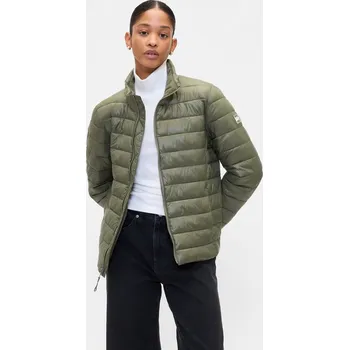 GAP Prošívaná nepromokavá bunda ColdControl - Dámské GAP černá | bílá | zelená 3465526