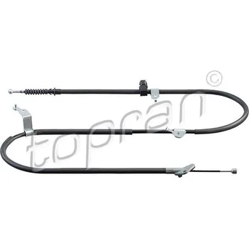Lanko parkovací brzdy Tažné lanko, parkovací brzda TOPRAN 601 567