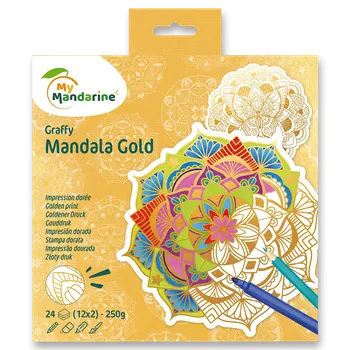 omalovánky Omalovánky Avenue Mandarine Graffy Mandala Gold