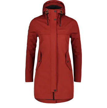 Dámská softshellová bunda Hnědý dámský jarní softshellový kabát WRAPPED - 34