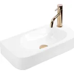 Keramické umyvadlo závěsné/na desku REA Odetta bílé