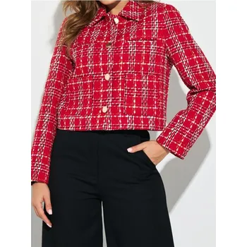 Dámské sako Sinsay - Kostkované dámské sako - vícebarevná - 414GY-MLC - 414GY-MLC-M