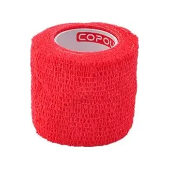 CoPoly Obinadlo elast. CoPoly 5cm x 4,6m červená
