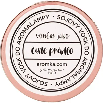 vonný vosk AROMKA Přírodní vonný vosk do aromalampy sójový, Čisté Prádlo, 35 g