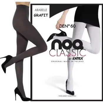 Dámské punčochy Dámské punčocháče Arabelle NOQ 60 DEN - 4 (L) / grafitová