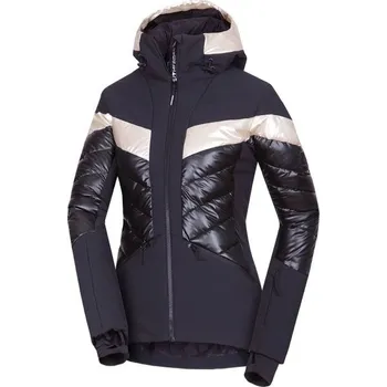 Dámská lyžařská bunda Northfinder ABIGALE M Černá, Béžová