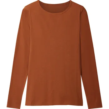 Dámské tričko esmara® Dámské triko s dlouhými rukávy (hnědá, M(40/42))