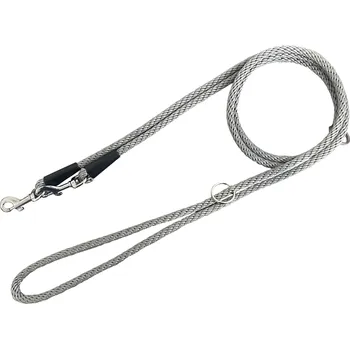 Vodítko pro psa BAFPET Lanová přepínací vodítka SPIRÁLA 6mm x 240cm Barva: Šedá, Rozměr: 6mm x 240cm 15306J