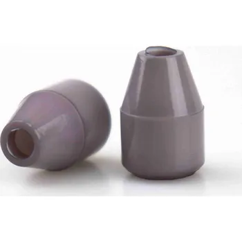 VTC Koncovka na šňůry šedofialová