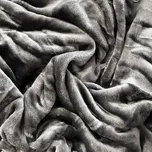 Mikroplyšové prostěradlo 90x200 - tmavě šedé