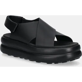 Dámské sandále Kožené sandály Camper Pelotas Flota Up dámské, černá barva, na platformě, K201727-001 K201727.001 99X, EUR 40