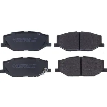 Brzdová destička DENCKERMANN B111682 Sada brzdových destiček, kotoučová brzda (B111682)