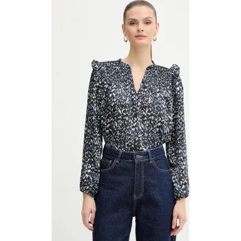 Dámská halenka Halenka Morgan OGRAPHY modrá 95X, vel. 40