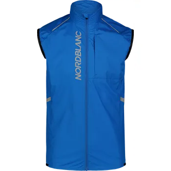 Pánská vesta Modrá pánská ultralehká vesta CONQUEST - S
