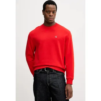 Pánská mikina Bavlněná mikina Calvin Klein Jeans LV04RC296G červená 33X, vel. L