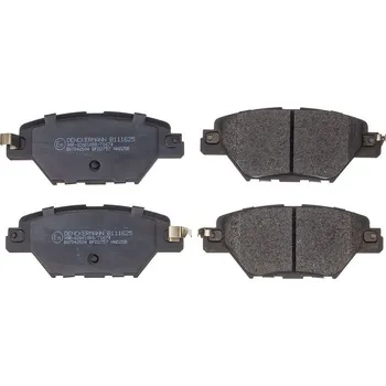 Autodíl DENCKERMANN B111625 Sada brzdových destiček, kotoučová brzda (B111625)