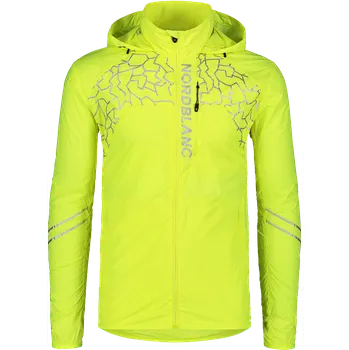 Pánská větrovka Žlutá pánská ultralehká sportovní bunda WELL-BEING - XL