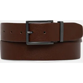Opasek Kožený pásek Tommy Hilfiger AM0AM13943 hnědá 89X, vel. 95