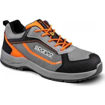 Pracovní obuv SPARCO Pracovní boty Sparco Indy-R ESD S1PS SR LG gray and orange 41