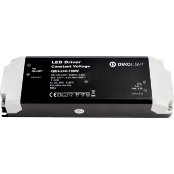 Příslušenství pro svítidlo LIGHT IMPRESSIONS Deko-Light napájení BASIC CV Q8H-24-100W konstantní napětí 0-4200 mA IP20 24V DC 100W - LIGHT IMPRESSIONS IMPR 862166