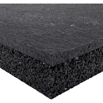 Rohožka Flomat Tlumící dvouvrstvá antivibrační podlahová guma (deska) FLOMA Sandwich - 100 x 100 x 3,8 cm