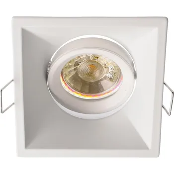 Bodové svítidlo LIGHT IMPRESSIONS Deko-Light stropní vestavné svítidlo Arktur hranaté 12V AC/DC GU5.3 / MR16 1x max. 50W 90 bílá RAL 9003 - LIGHT IMPRESSIONS IMPR 110020