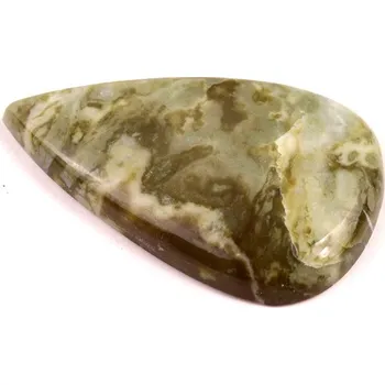 Korálek Kabošon Epidote Jasper č.1645 (46x29x7mm)