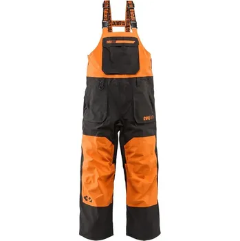 Snowboardové kalhoty kalhoty THIRTY TWO Basement BIB 15/15 black/orange velikost oblečení XL