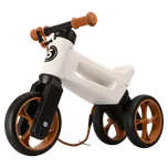 Odrážedlo FUNNY WHEELS Rider SuperSport 2v1 bílé s popruhem a tichými koly