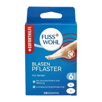 Náplast Fusswohl Náplasti na puchýře 6 ks