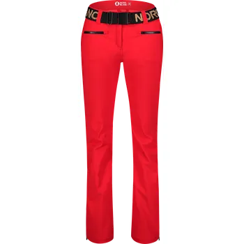 Snowboardové kalhoty Červené dámské softshellové lyžařské kalhoty MELLEABLE - 40