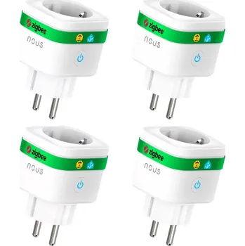 Elektrická zásuvka Nous A7Z Zigbee Smart Zásuvka do 16A (4 kusy)