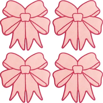 Sklenice Sada podložek pod sklenice Octaevo Coquette 15 x 15 cm růžová barva OCCOCO.25 39X