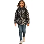 Dívčí lyžařská flísová mikina 4F JUNIOR-FLEECE UNDERWEAR F061-4FJWAW25UFLEF061-93A-MULTICOLOUR 3 ALLOVER Mix 158/164