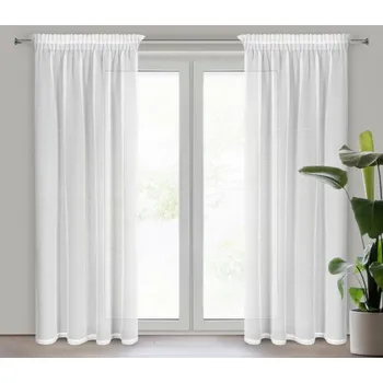 Povlečení Hotová záclona VANESA bílá - na pásce