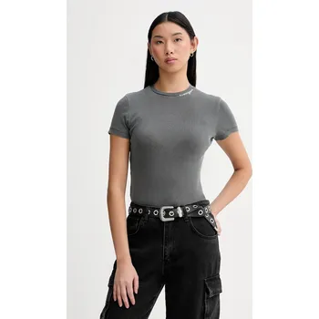 Pánské oblečení Tričko Tommy Jeans DW0DW22079 šedá 90A, vel. S