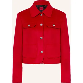 Hugo Dámská Bunda Hranatého Střihu Agesia, červená, 42