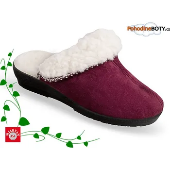 Dámské pantofle Dámská domácí obuv pantofel Mjartan 831-T70LN s kožíškem