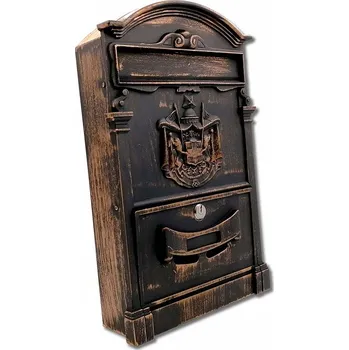 Poštovní schránka Poštovní schránka Jáchym 255x90x410 mm, barevné varianty Varianta: Jáchym antická měď