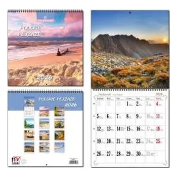 Kalendář Kalendarz 2026 30x60 13 planszowy Polskie Pejzaże