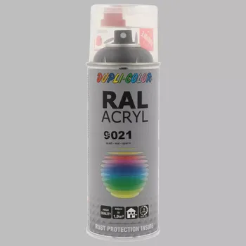 Autolak DUPLI COLOR Lak RAL ACRYL RAL 9021 tar black mat 400 ml DLC 368660