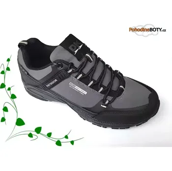 Pánská zdravotní obuv Sportovní obuv Softshell DK 1096 černo šedá