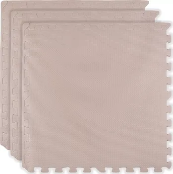 Humbi Velké pěnové puzzle voděodolné 60 x 60 cm 3 ks světle růžové