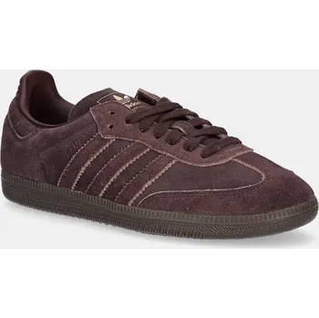 Pánské tenisky Semišové tenisky adidas Originals Samba OG, 45 1/3, hnědá, 88X