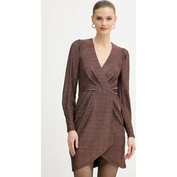 Dámské šaty Šaty Morgan RNINO hnědá 88X, vel. 40