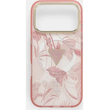 Telefonní příslušenství Obal na telefon Guess iPhone 17 Pro GUHMP17LHMILVTGP růžová 30X, vel. ONE SIZE