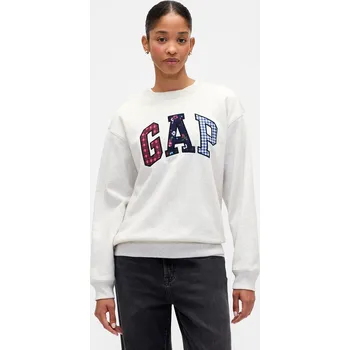 Dámská mikina GAP Oversize mikina s logem - Dámské GAP černá | krémová 3465493