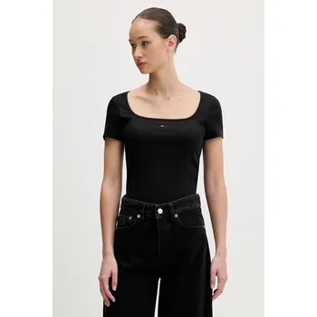 Pánské tričko Tričko Tommy Jeans DW0DW21837 černá 99X, vel. XS