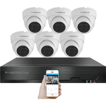 Příslušenství ke zvukové technice PoE IP 6 kamerový set XM-602B 4MPx, CZ menu